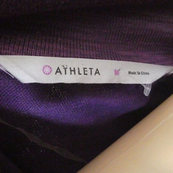 Athleta Zuni Space Dye Sweater Dress Turtleneck Md - Picture 7 of 11